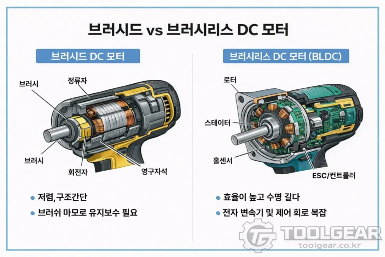 브러시드모터Vs브러시리스모터